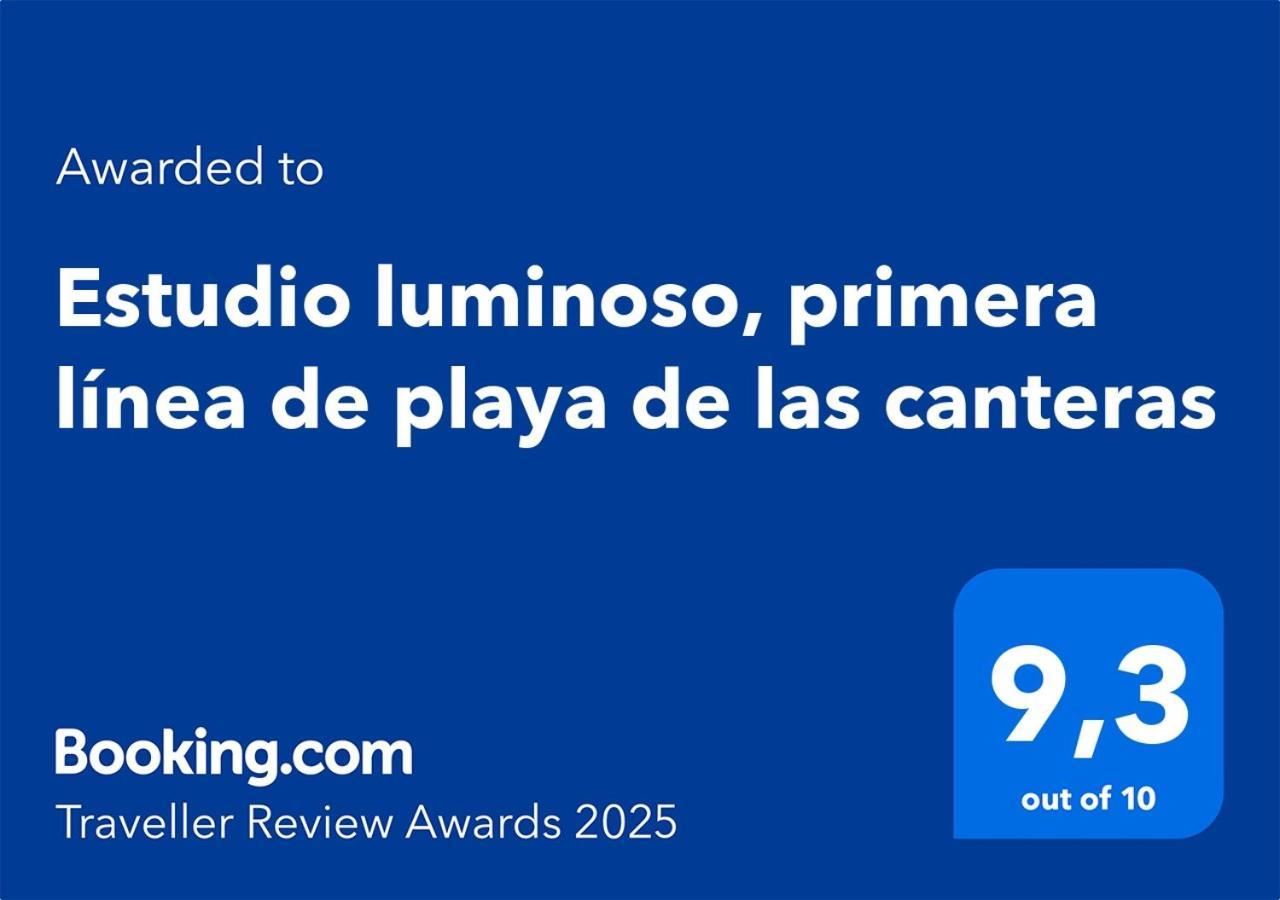 Estudio Luminoso, Primera Linea De Playa De Las Canteras Лас-Пальмас-де-Гран-Канарія Екстер'єр фото